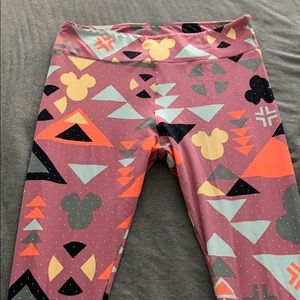 Minnie Mouse Disney leggings tribal